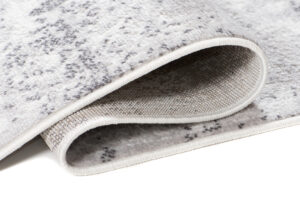 Alfombra Sky Gris Vintage Floral Moteado