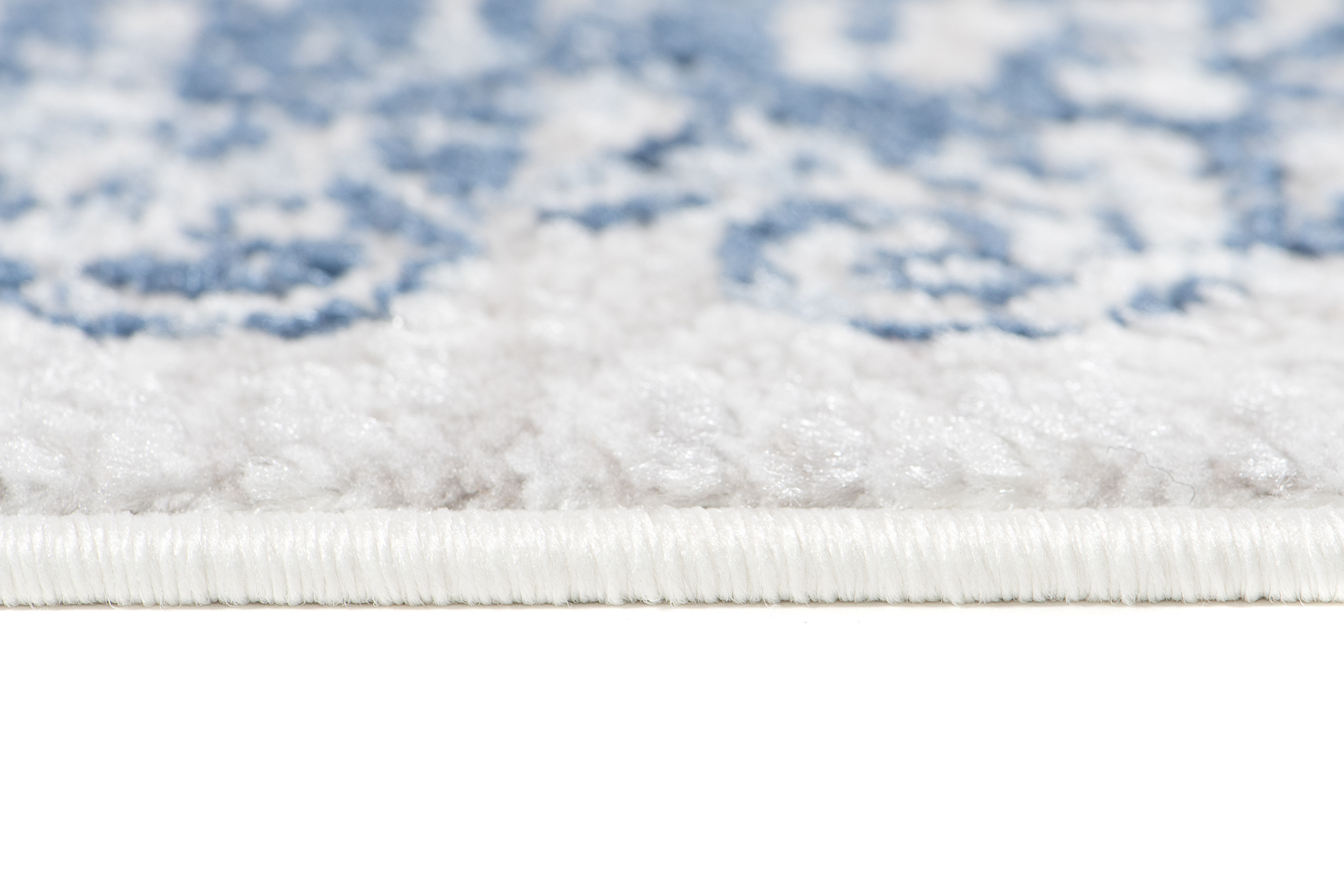 Alfombra Sky Azul Crema Moteado Vintage