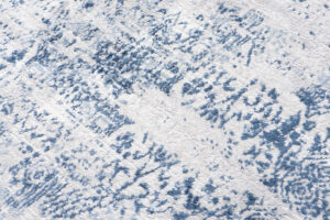 Alfombra Sky Azul Crema Moteado Vintage