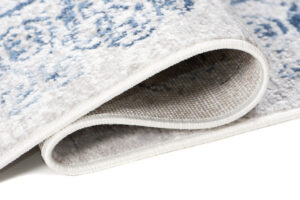 Alfombra Sky Azul Crema Moteado Vintage