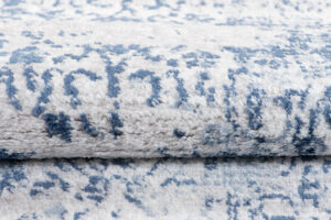 Alfombra Sky Azul Crema Moteado Vintage