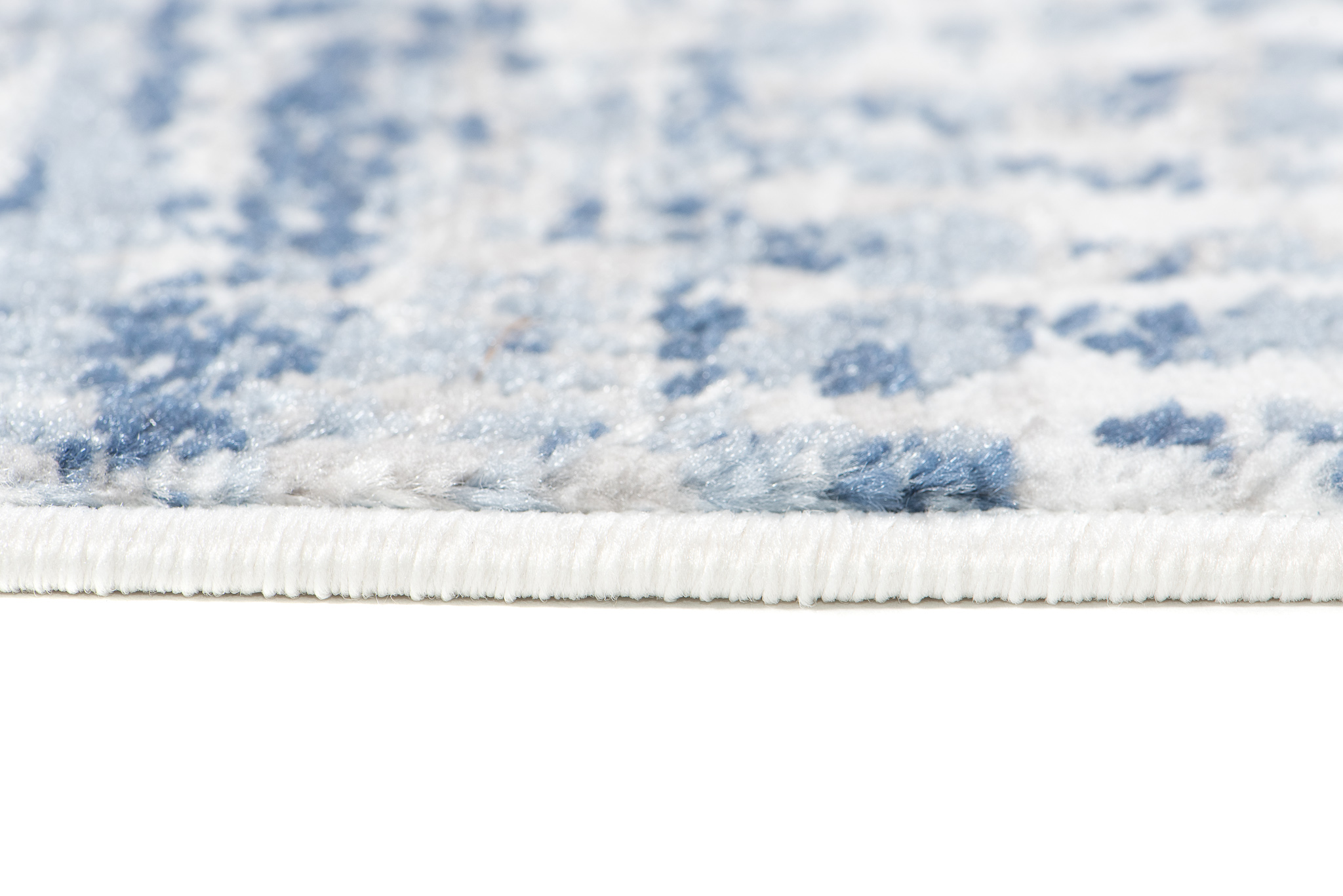 Alfombra Sky Azul Crema Étnico Rayas