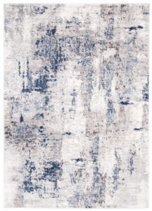 Alfombra Sky Gris Azul Abstracto Moteado