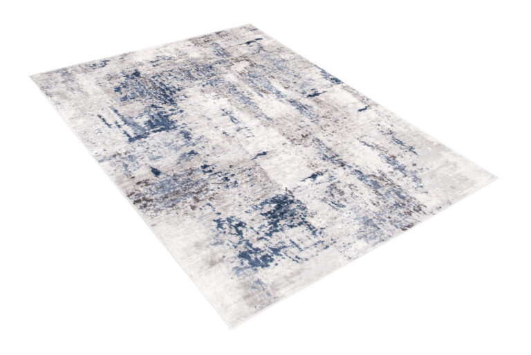 Alfombra Sky Gris Azul Abstracto Moteado