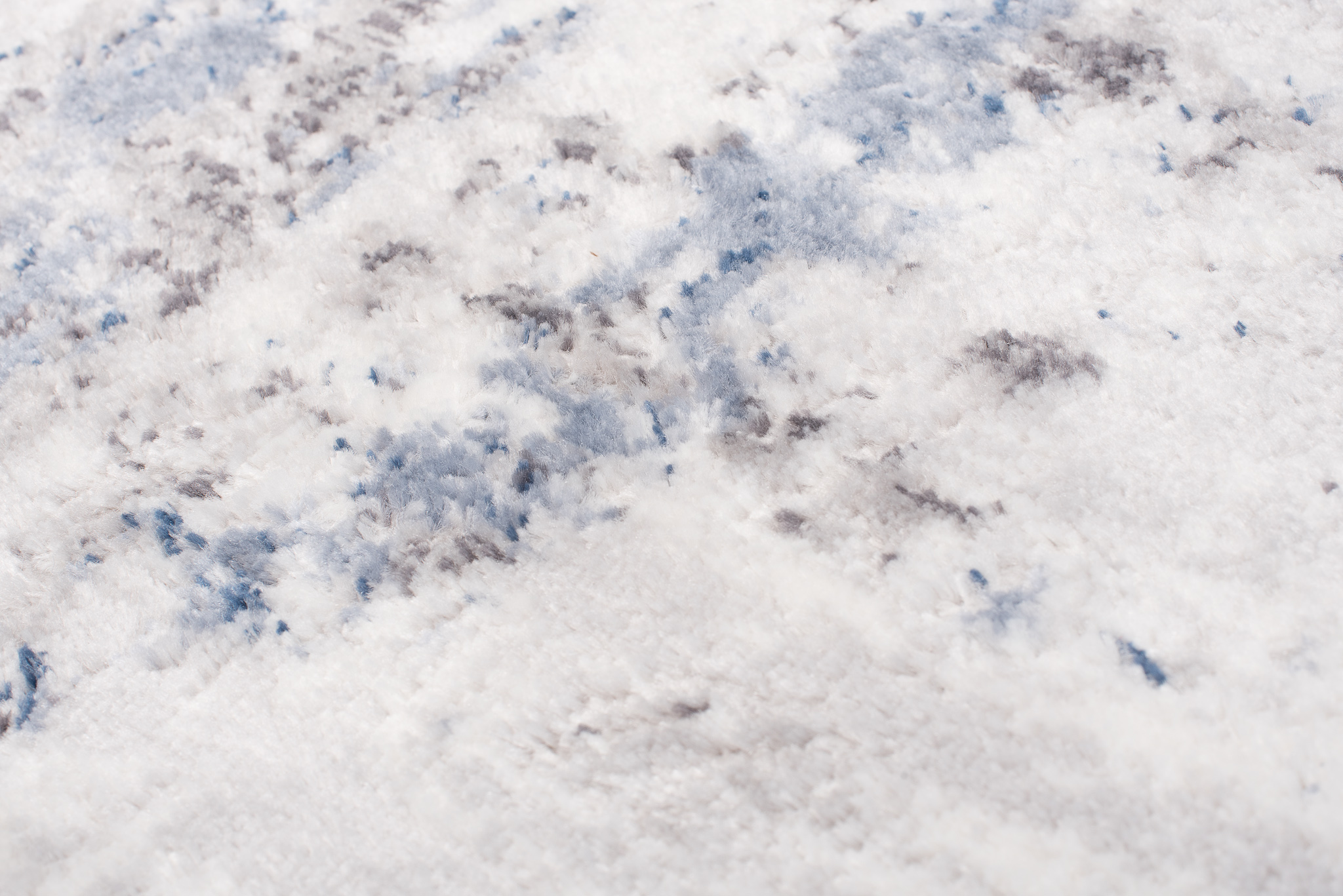 Alfombra Sky Gris Azul Abstracto Moteado