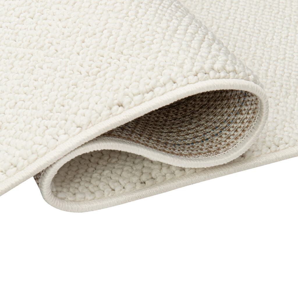 Alfombra Agra Crema Moderno con Flecos