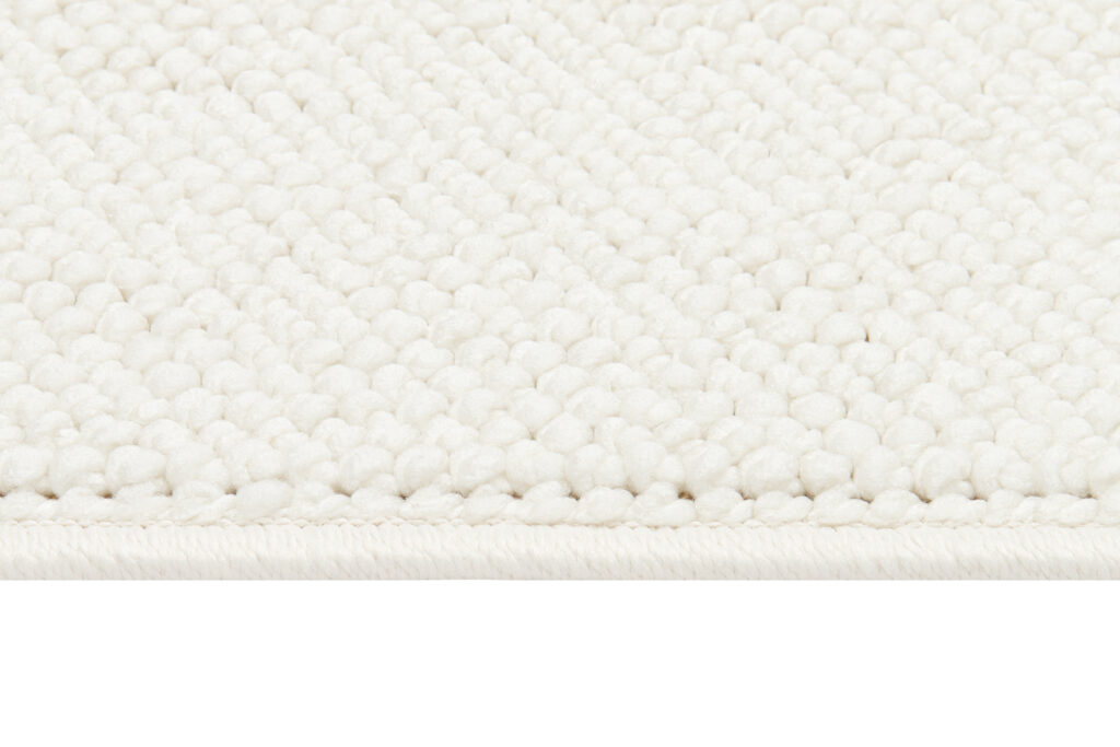 Alfombra Agra Crema Moderno con Flecos