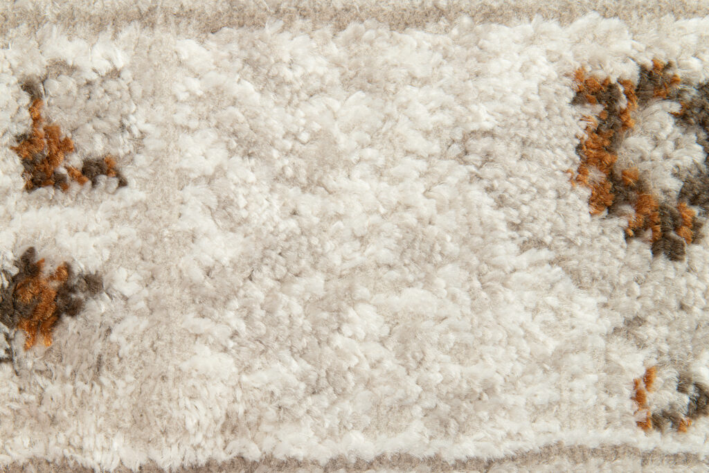 Alfombra Retro Gris Cobre Ornamental Vintage