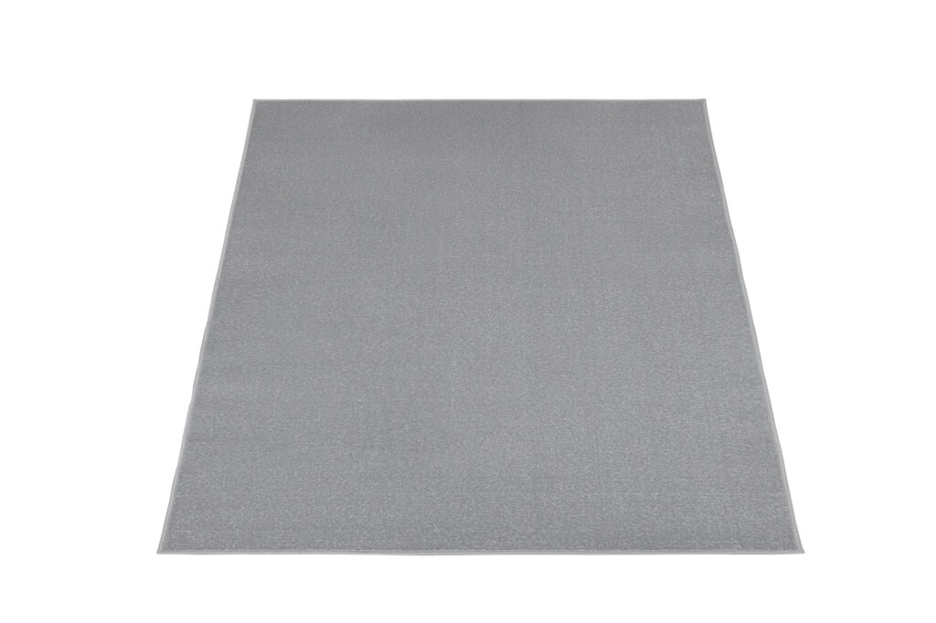 Alfombra Mono Cuadrada Interior Exterior Gris Claro