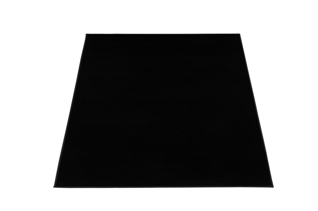 Alfombra Mono Cuadrada Interior Exterior Negro