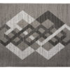 Alfombra Luxury Gris Geométrico Rombos