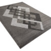 Alfombra Luxury Gris Geométrico Rombos