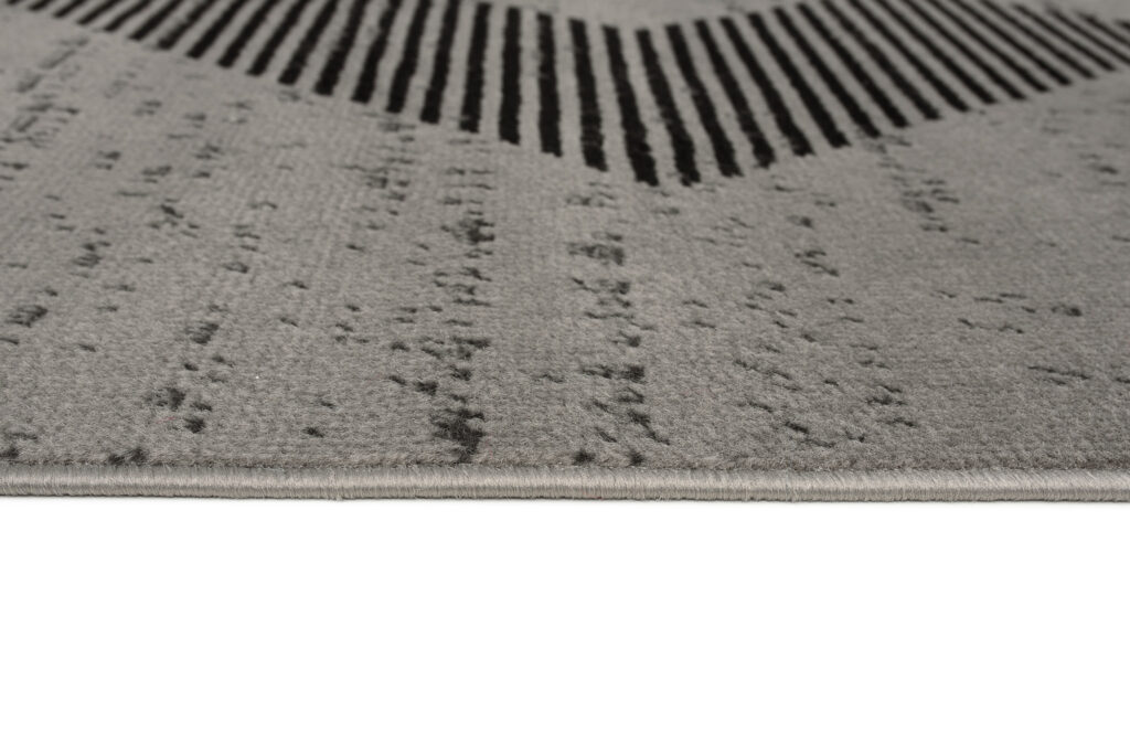 Alfombra Luxury Gris Geométrico Rombos