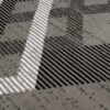 Alfombra Luxury Gris Geométrico Rombos
