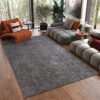 Alfombra Noyan Gris Moderno Antideslizante