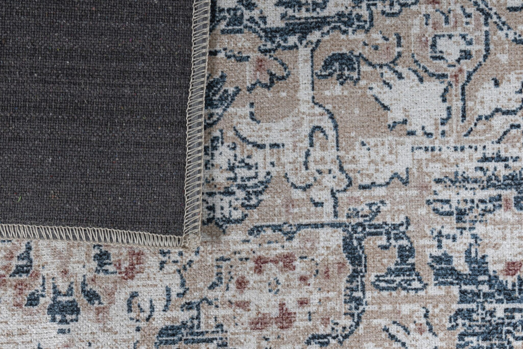 Alfombra Ritz Beige Azul Ornamental