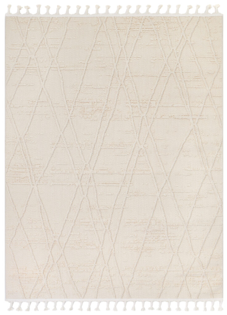 Alfombra Exterior Rio Loop Crema Rombos