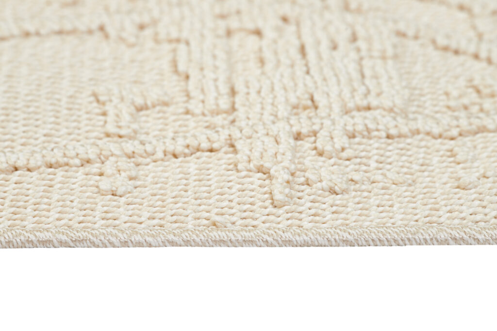 Alfombra Exterior Rio Loop Crema Rombos