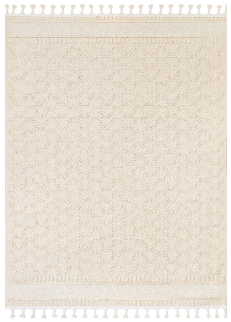 Alfombra Exterior Rio Loop Crema Étnico
