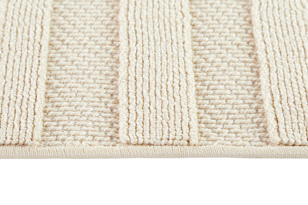 Alfombra Exterior Rio Loop Crema Rayas