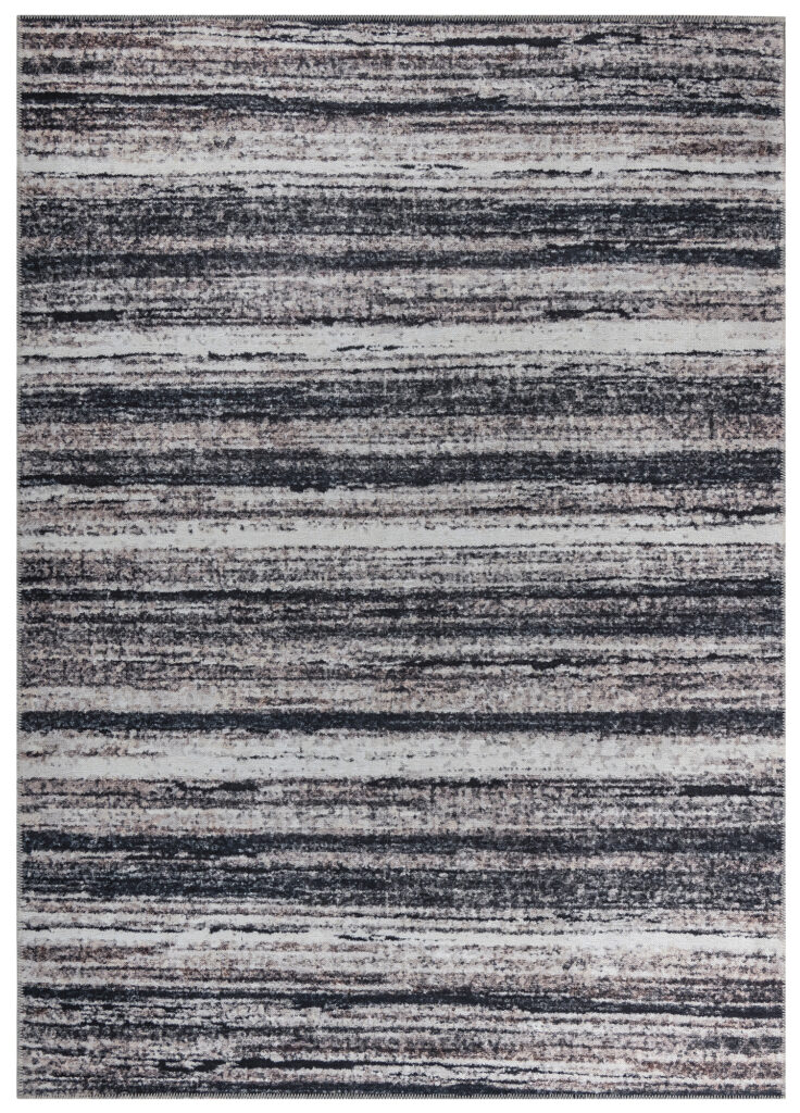 Alfombra Ritz Azul Marino Gris Rayas