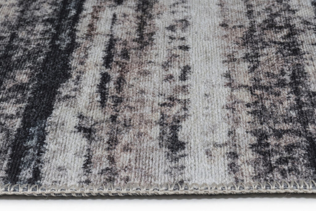 Alfombra Ritz Azul Marino Gris Rayas
