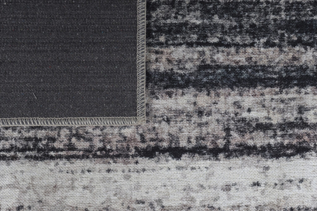 Alfombra Ritz Azul Marino Gris Rayas
