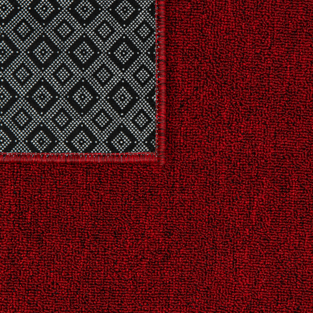 Alfombra Nizza Rojo Moderno Antideslizante