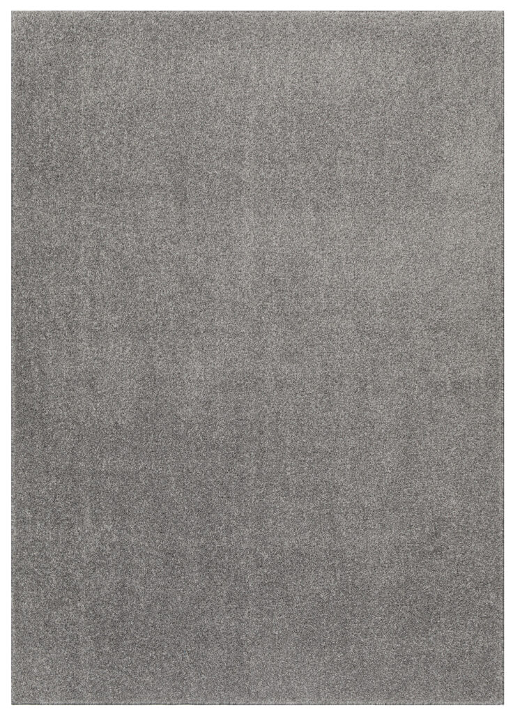 Alfombra Noyan Gris Plata Moderno Antideslizante