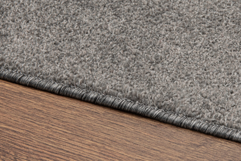 Alfombra Noyan Gris Plata Moderno Antideslizante