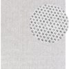 Alfombra Agra Gris Moderna con Flecos