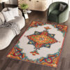 Alfombra Exterior Patio Multicolor Vintage