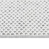 Alfombra Agra Gris Moderna con Flecos