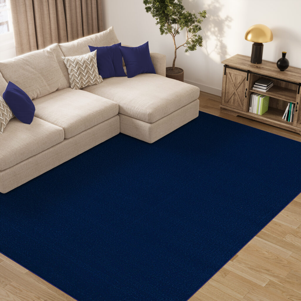 Alfombra Mono Interior Exterior Azul Marino