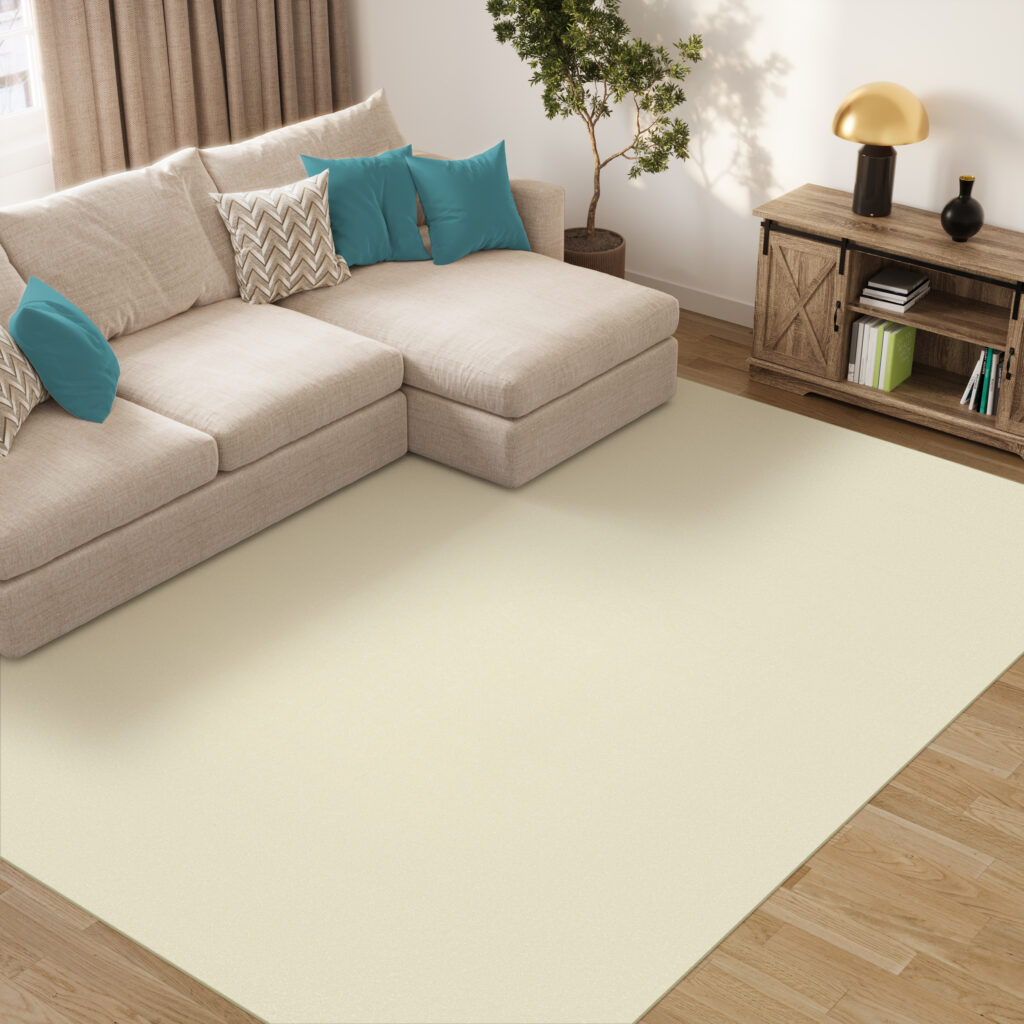 Alfombra Mono Interior Exterior Crema