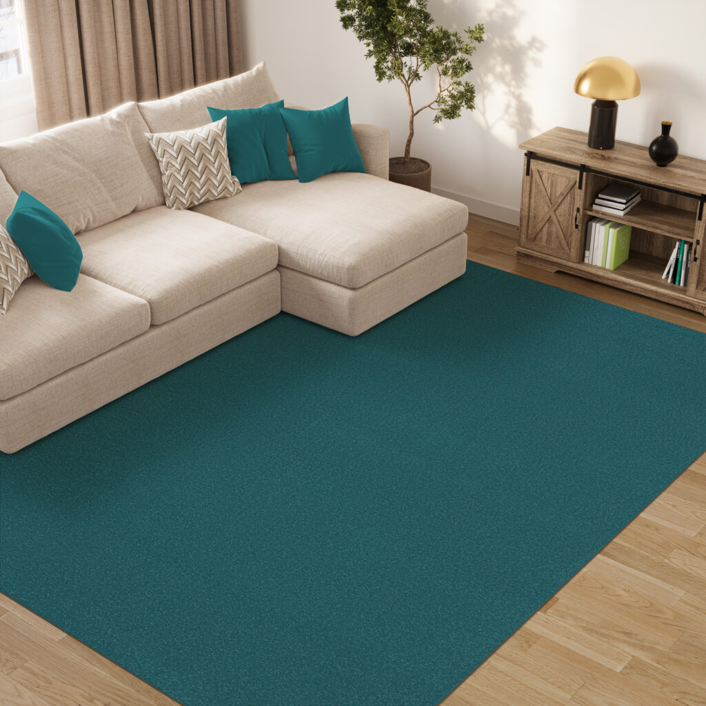 Alfombra Mono Interior Exterior Azul