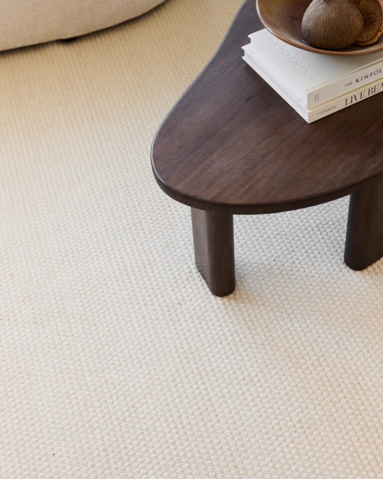 Alfombra Lana Loni Blanca