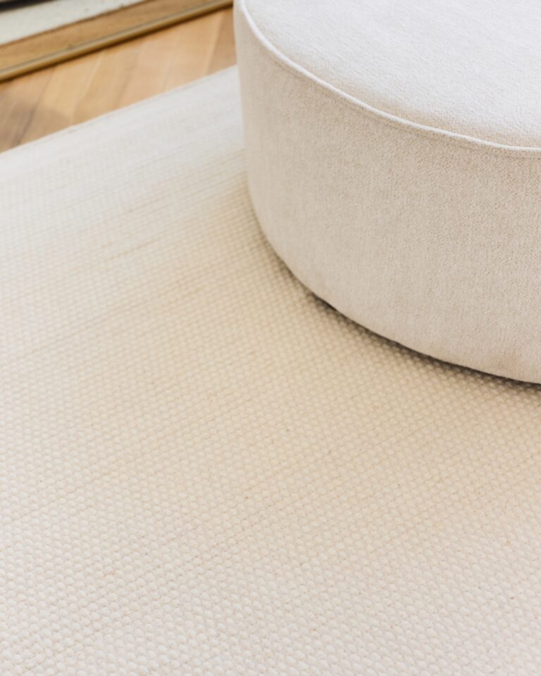 Alfombra Lana Loni Blanca