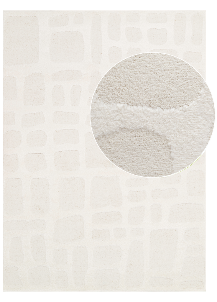 Alfombra Terra Crema Piedras