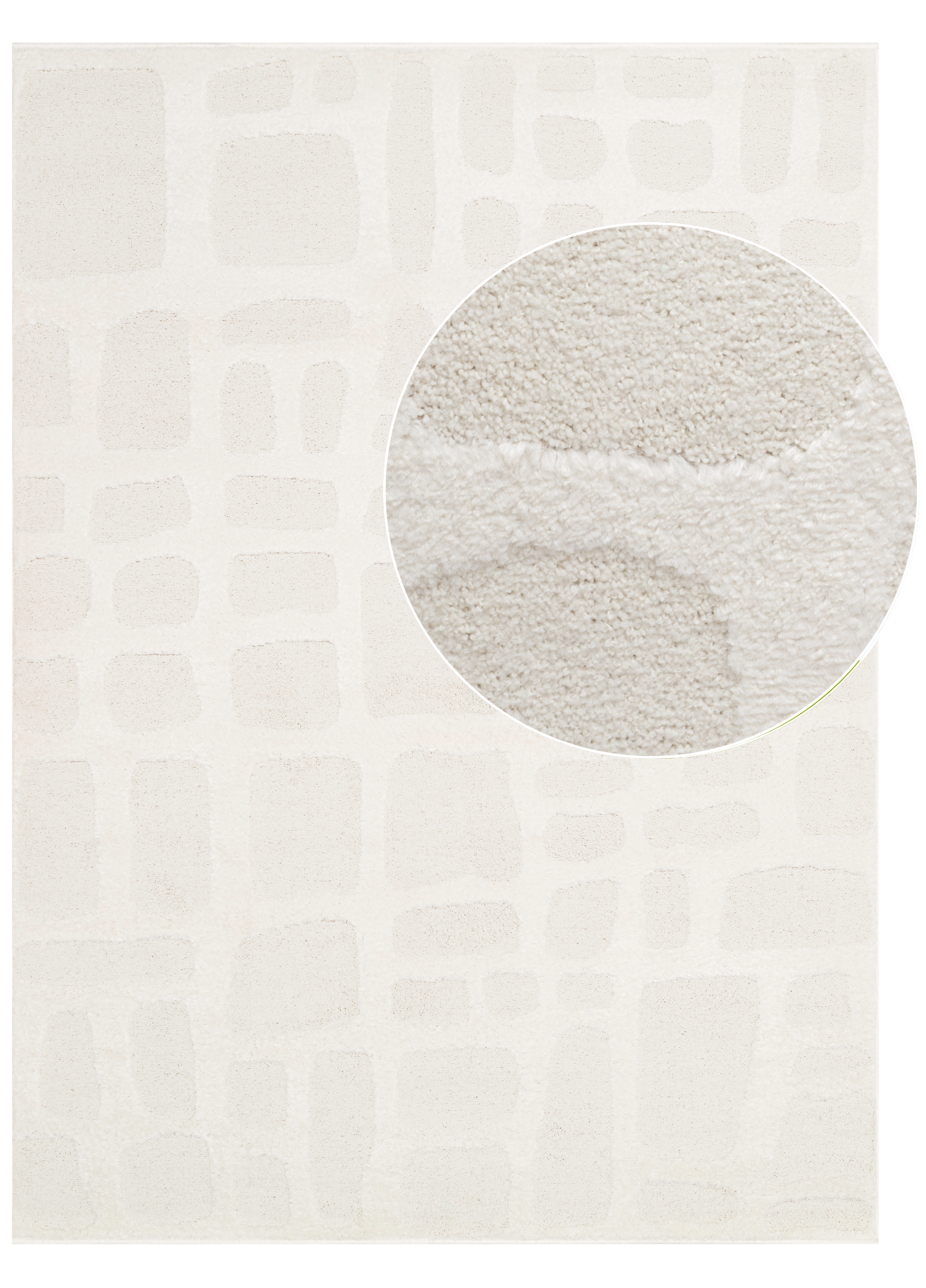 Alfombra Terra Crema Piedras