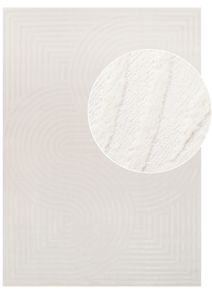 Alfombra Hygge Blanco Roto Moderno