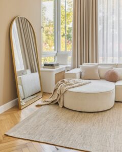 Alfombra Lana Loni Marrón Claro