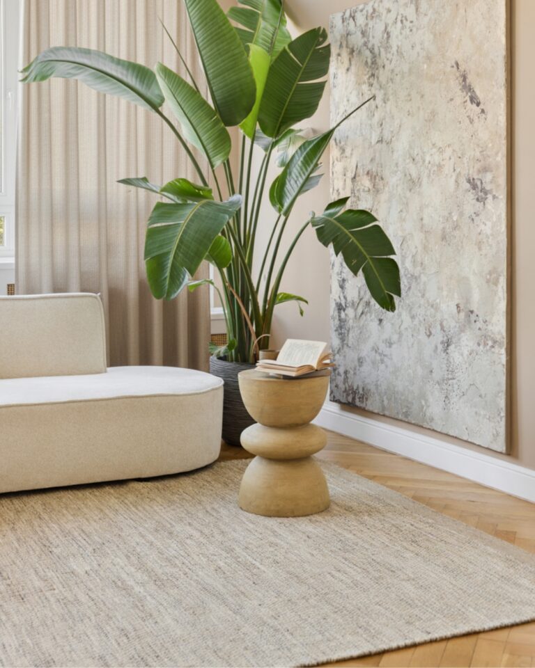 Alfombra Lana Loni Marrón Claro