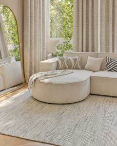 Alfombra Lana Loni Beige