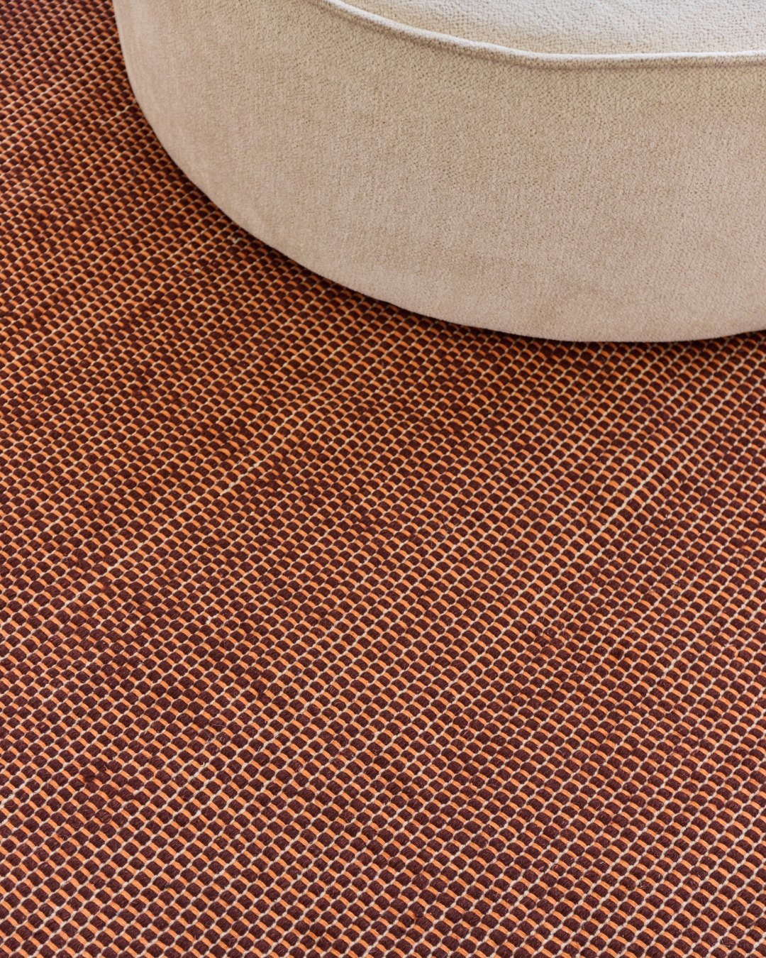 Alfombra Lana Loni Marrón Oscuro