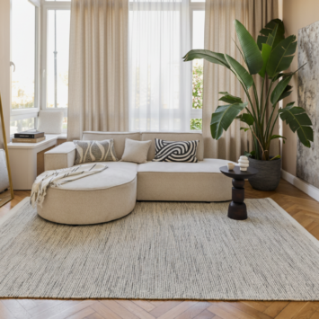 Alfombra Lana Loni Beige