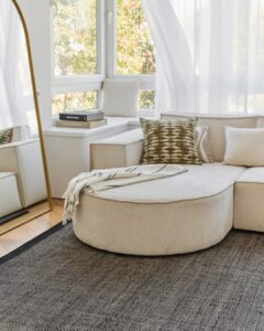 Alfombra Lana Loni Negra