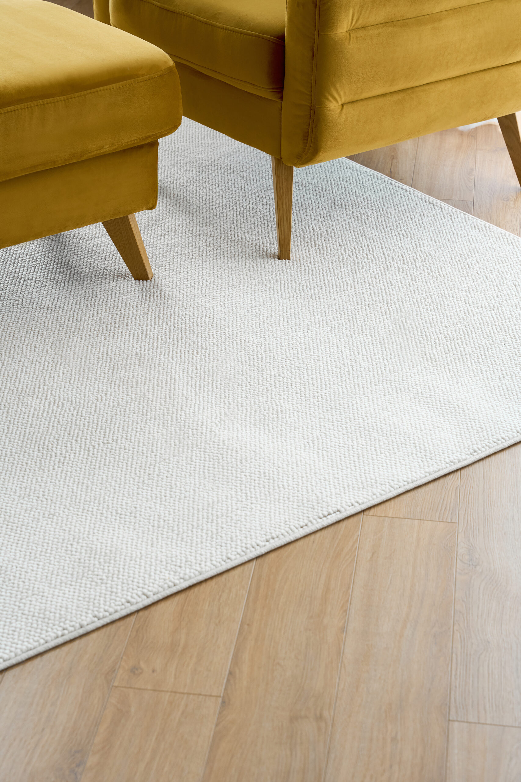 Alfombra Agra Cuadrado Crema Moderno