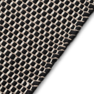 Alfombra Lana Loni Negra