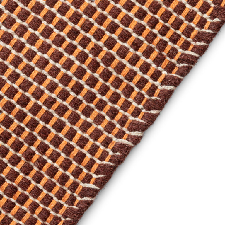 Alfombra Lana Loni Marrón Oscuro